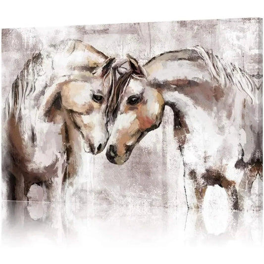 `Horse Canvas Wall Art Farmhouse Horses Pictures Wall Decor Western Painting Bedroom Decor for Sweet Couple Home Fusion `Horse Canvas Wall Art Farmhouse Horses Pictures Wall Decor Western Painting Bedroom Decor for Sweet Couple 076823-f9.myshopify.com