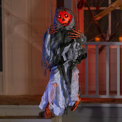 Outdoor Halloween Decorations 2 Packs Hanging Ghosts Halloween Decor with Lighted Up Eyes, 3.9ft Witch Decor / 3ft Pumpkin Face Home Fusion Outdoor Halloween Decorations 2 Packs Hanging Ghosts Halloween Decor with Lighted Up Eyes, 3.9ft Witch Decor / 3ft Pumpkin Face 076823-f9.myshopify.com