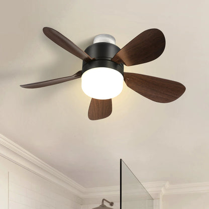 Modern 16-Inch Ceiling Fan With LED DC Enclosed E27 Socket Ceiling Fan Light Remote Control - Home Fusion
