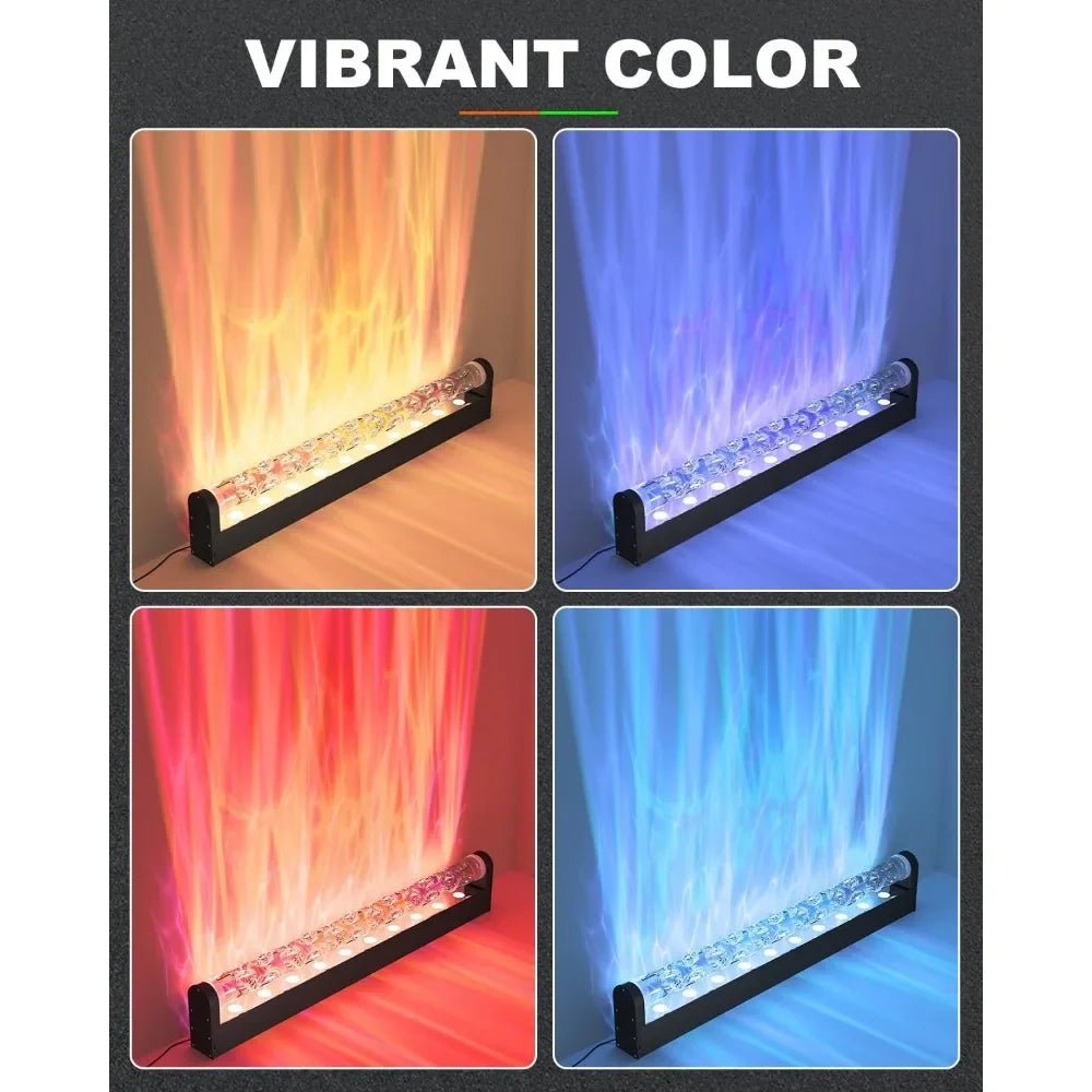 RGBW Dynamic Wave Wall Light,Flowing Water,Aurora Visual-Color Changing Wall Washer Lamp with Remote & APP-Ambient Light 1 Pack - Home Fusion
