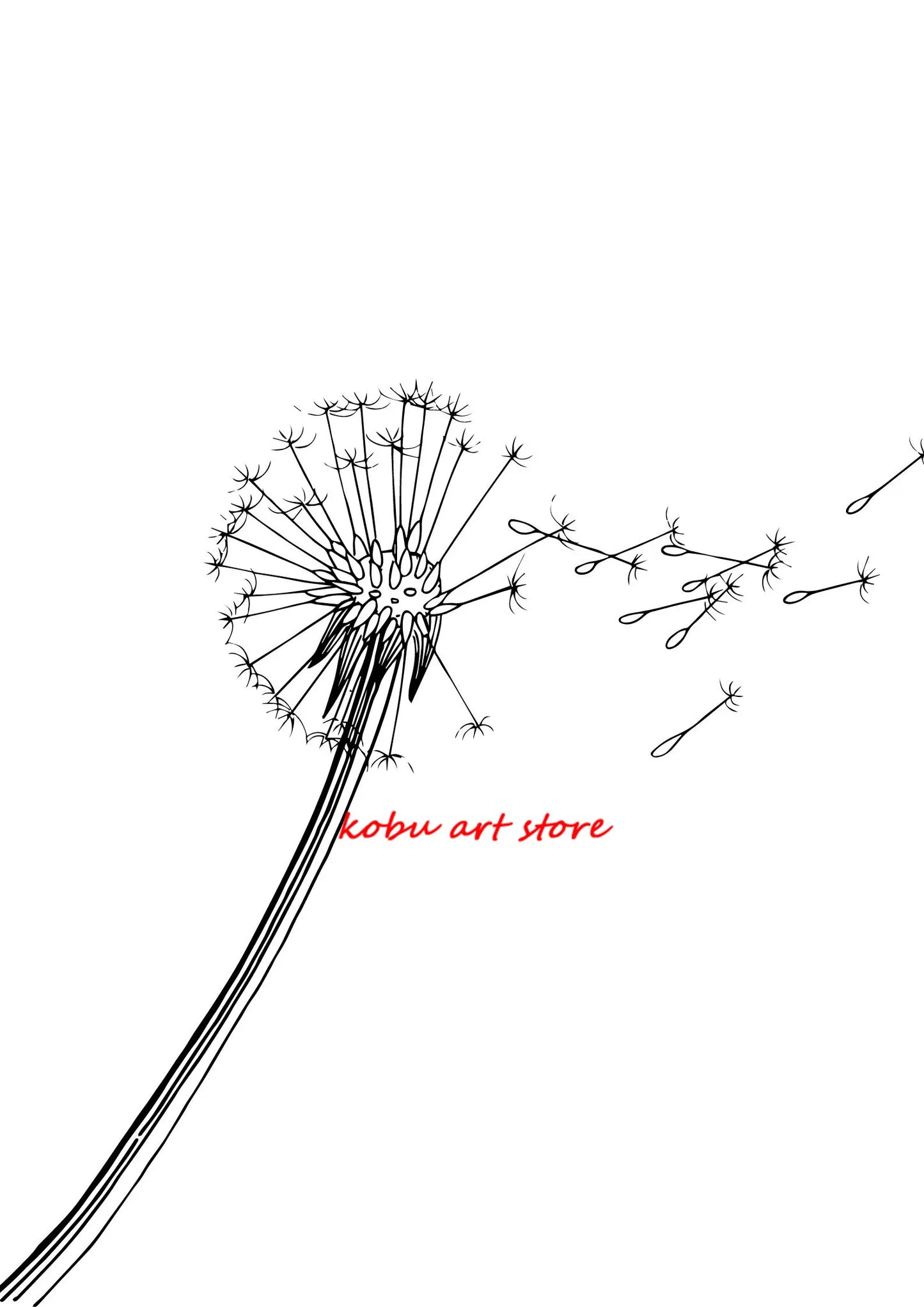 44375242309803|44375242408107|44375242506411|44375242637483|44375242735787|44375242834091|44375242866859|44375242965163|44375243063467 Dandelion Bathroom Black and White Floral Posters Prints Neutral Wall Art Botanical Canvas Painting Living Home Bedroom Decor 076823-f9.myshopify.com