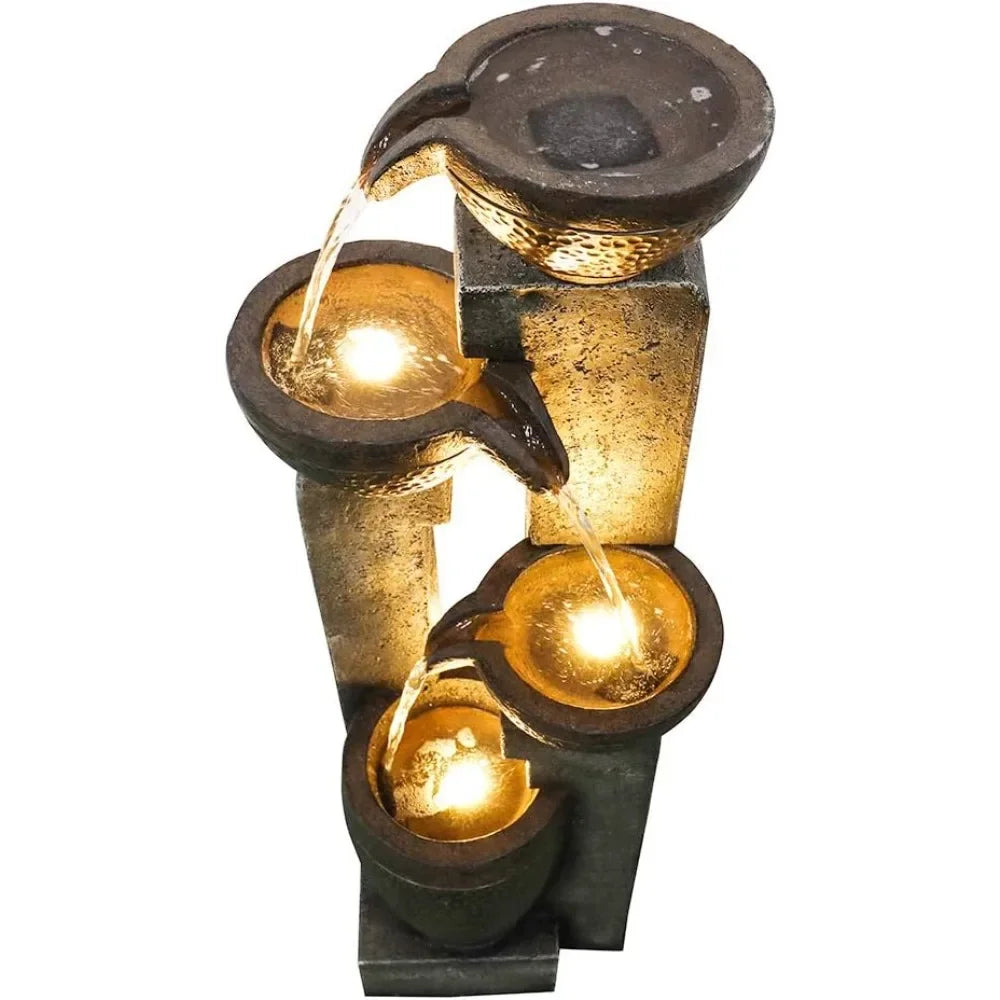 44465232543915 4-story outdoor garden fountain decoration, garden resin fountain, floor terrace, deck, porch, backyard, and home art decoration 076823-f9.myshopify.com