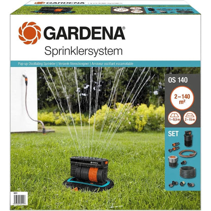 Drip Watering & Irrigation Plant System Complete Set with Pop-Up Oscillating Sprinkler for Garden Accsesories Farm Equipment - Home Fusion