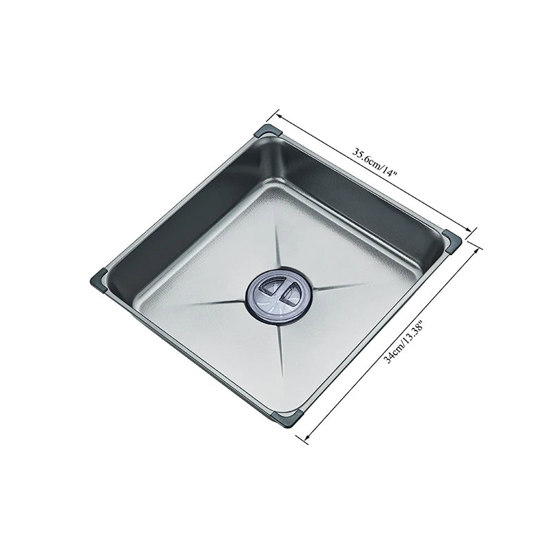 304 Stainless Steel Waterfall Kitchen Sink Large Single Slot Integrated Digital Display Faucet Set Soap Dispenser Cup Washer Home Fusion