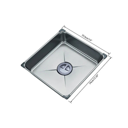 304 Stainless Steel Waterfall Kitchen Sink Large Single Slot Integrated Digital Display Faucet Set Soap Dispenser Cup Washer Home Fusion