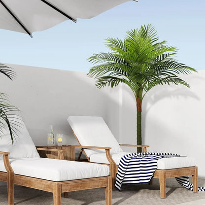Palm Tree Artificial Tropical Plan 6FT Tall Faux Plants Indoor Fake Floor Plants DecorativeArtificial Palm Trees for Home Decor - Home Fusion