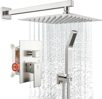 wall mounted shower head bathroom shower - Home Fusion