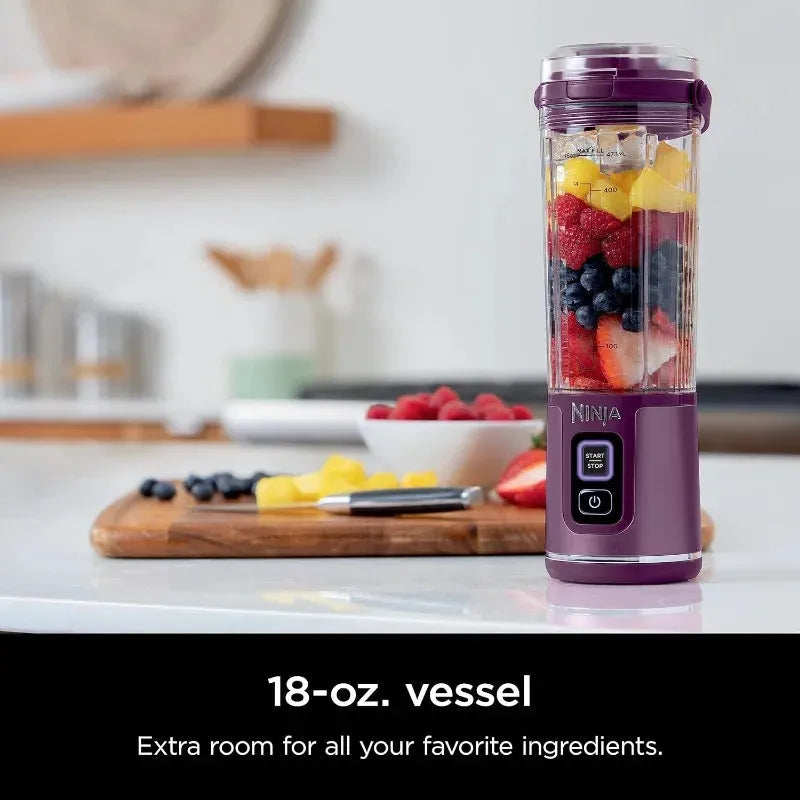 Ninja cordless portable personal blender with 18oz vessel for smoothies