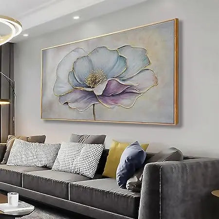 Wall Art Gold Abstract Tree of Life Framed Modern Artwork Canvas Painting Textured Tree Pictures Wall Decor Home Decor Wall - Home Fusion