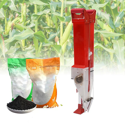 Manual Double Cylinder Spreader Seed Fertilizer Corn Planting Machine Fertilizer Applicator Handheld Seeder Garden Accsesories - Home Fusion