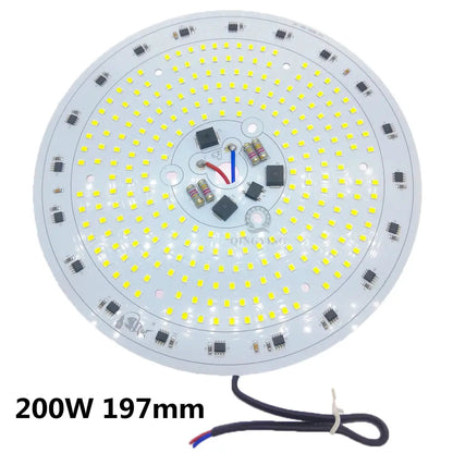 Super Bright AC220V High Bay Lamp Panel 80W 100W 150W 200W SMD2835 Full Power For Factory Garage Warehouse Industrial Lighting - Home Fusion