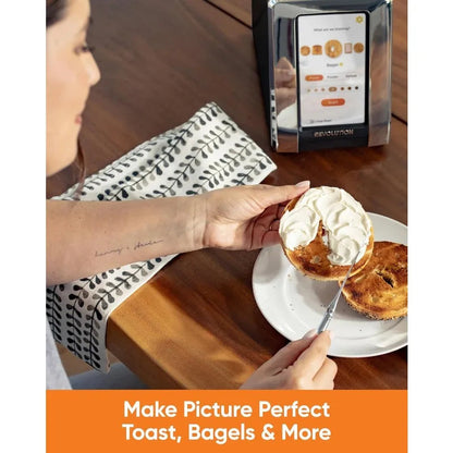 Revolution R180 Connect Plus 2-Slice Touchscreen Toaster – Connected Smart Toaster w/Patented InstaGLO 2.0 Technology Home Fusion