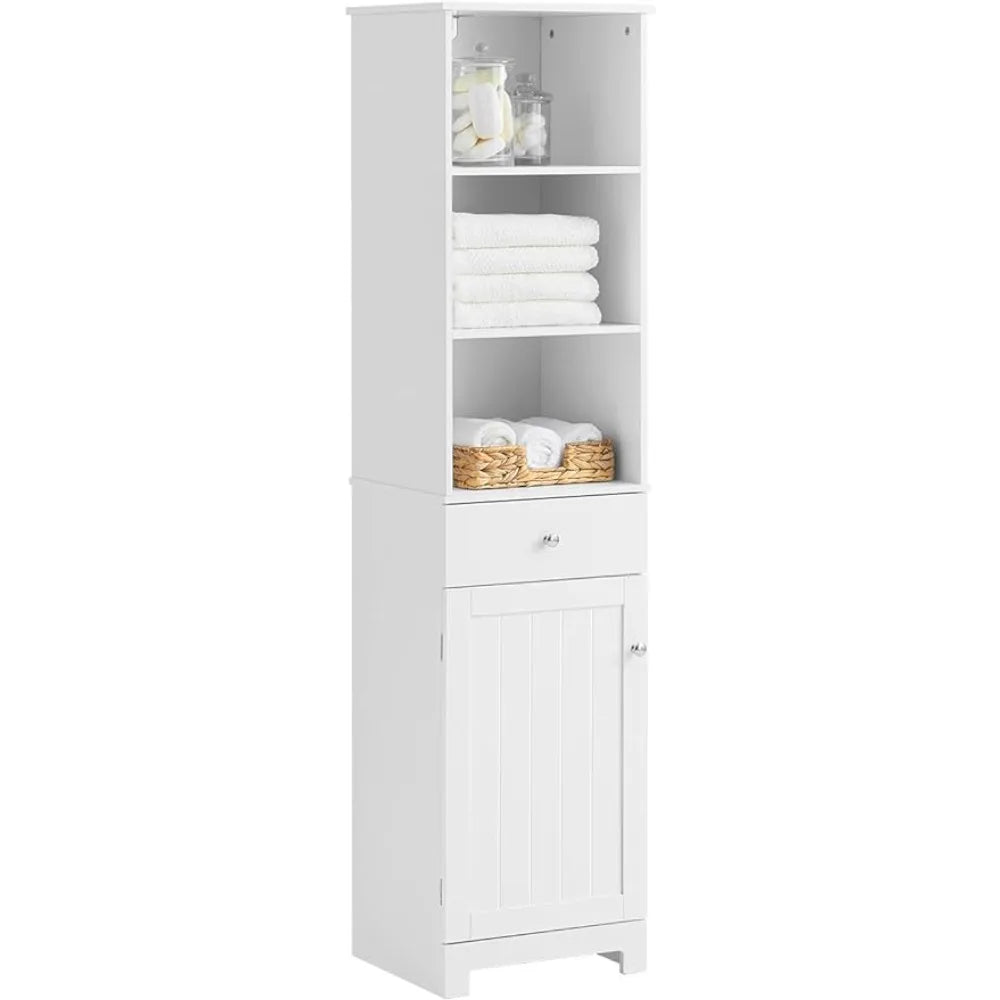 44434172510379 Tower Bath Cabinet With Shelf Bathroom Furniture Tall Bathroom Storage Cabinet With Shelves and Drawers Home 076823-f9.myshopify.com