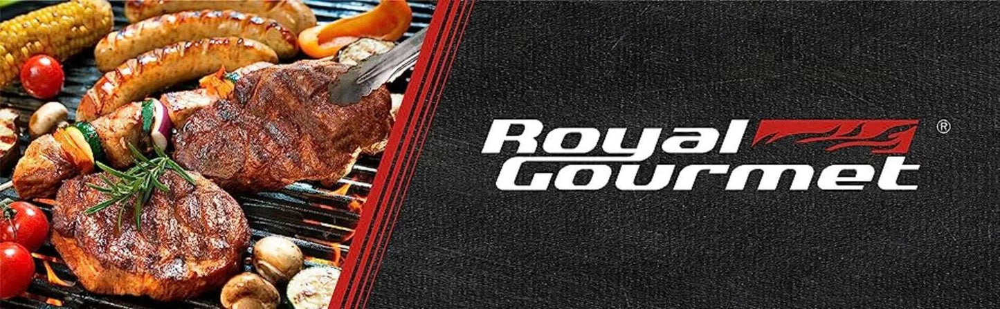 Royal Gourmet GA5403B 5-Burner BBQ Cabinet Style Propane Gas Grill with Rotisserie Kit, Sear Burner, Rear Burner and Side Burner Home Fusion