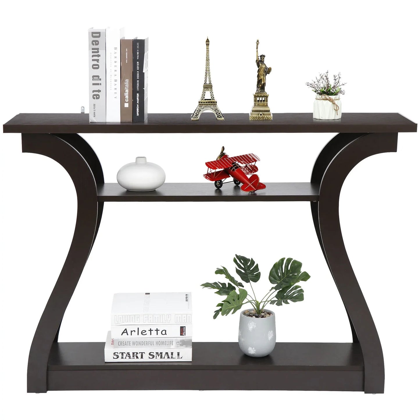 console table US 47" Console Table Modern Accent Side Stand Sofa Entryway Hall Display Storage 076823-f9.myshopify.com