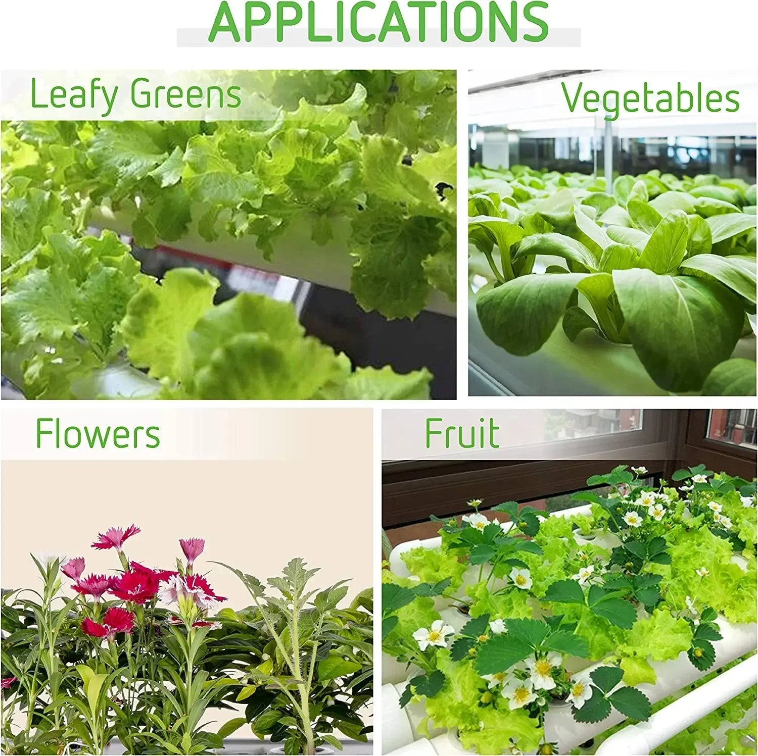 3-Layer/108 Sites Hydroponics System Growing Kits PVC Pipe Garden Vegetable Herbs Planting Tools - Home Fusion