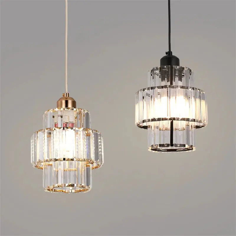 Creative Crystal Led Chandelier Light Indoor Plafon Lustre Pendant Ceiling Lamp In The Kitchen Home Decor Hanging Lamp Luminaire - Home Fusion