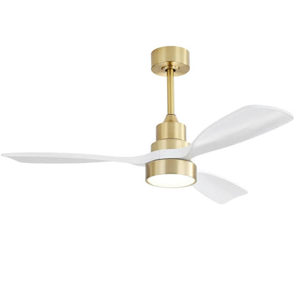 Sofucor Modern Economical 48-inch Ceiling Fan with LED Reversible DC 6-speed High wind and Remote control Home Fusion