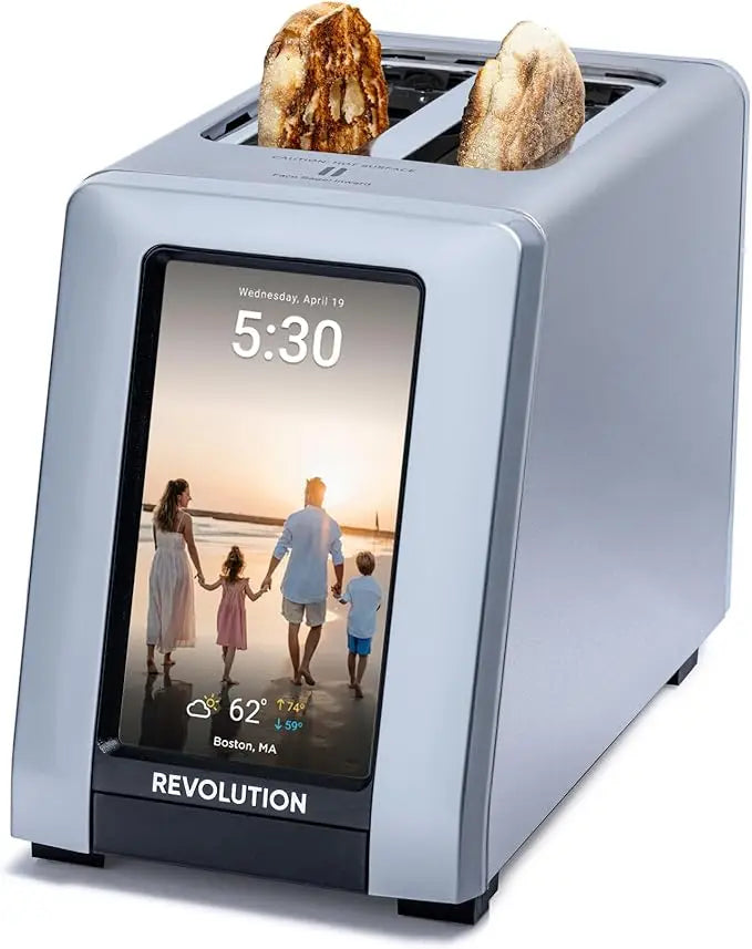 Revolution R180 Connect Plus 2-Slice Touchscreen Toaster – Connected Smart Toaster w/Patented InstaGLO 2.0 Technology Home Fusion