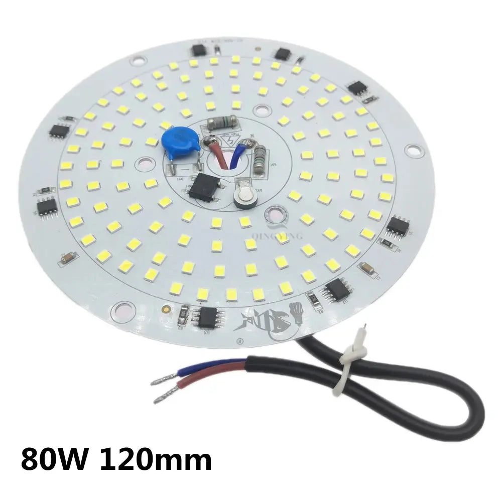 Super Bright AC220V High Bay Lamp Panel 80W 100W 150W 200W SMD2835 Full Power For Factory Garage Warehouse Industrial Lighting - Home Fusion