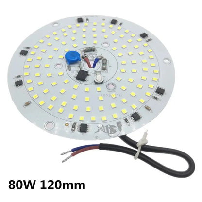 Super Bright AC220V High Bay Lamp Panel 80W 100W 150W 200W SMD2835 Full Power For Factory Garage Warehouse Industrial Lighting - Home Fusion