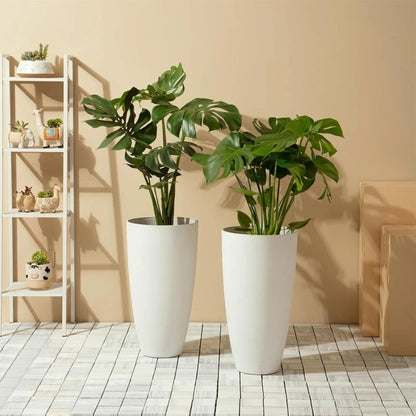 US 12/21'' Tall Garden Planter Pot with Drainage Hole Large round Modern Resin Vase plantas cute flower pot Home Fusion US 12/21'' Tall Garden Planter Pot with Drainage Hole Large round Modern Resin Vase plantas cute flower pot 076823-f9.myshopify.com