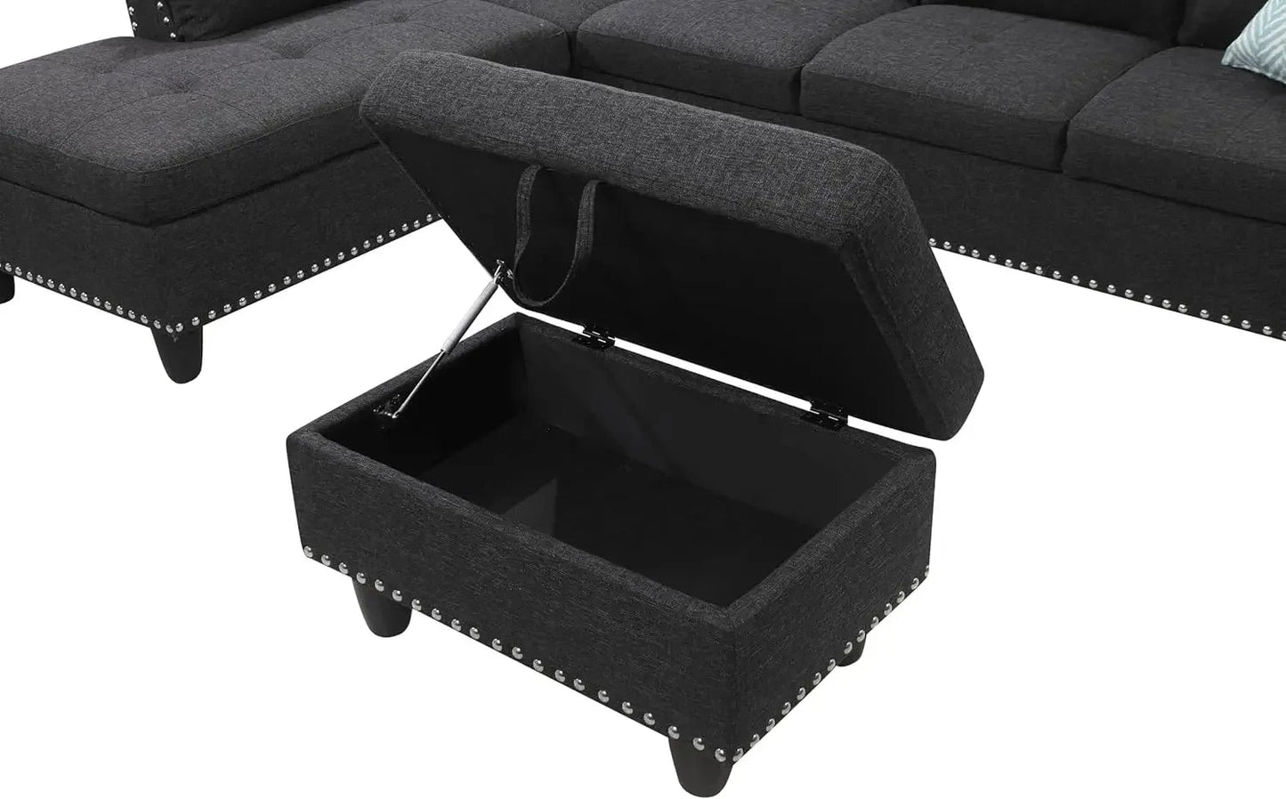 Sectional Sofa with Ottoman Living Room Furniture Set Left Facing Chaise, 2 Cup HoldersComfy Upholstered Sofa&Couch Corner Home Fusion Sectional Sofa with Ottoman Living Room Furniture Set Left Facing Chaise, 2 Cup HoldersComfy Upholstered Sofa&Couch Corner 076823-f9.myshopify.com