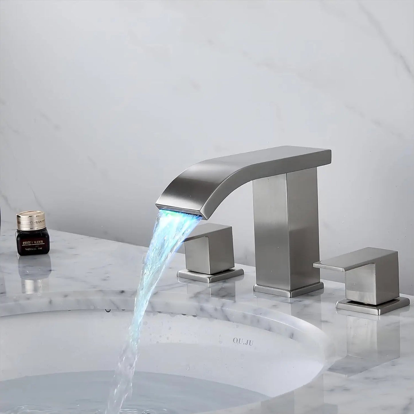 Bathroom faucets  8 inch Bathroom faucet Easy installation Convenient pop-up drain - Home Fusion