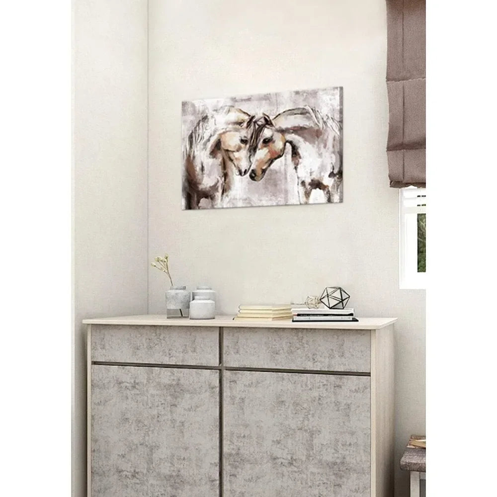 `Horse Canvas Wall Art Farmhouse Horses Pictures Wall Decor Western Painting Bedroom Decor for Sweet Couple Home Fusion `Horse Canvas Wall Art Farmhouse Horses Pictures Wall Decor Western Painting Bedroom Decor for Sweet Couple 076823-f9.myshopify.com