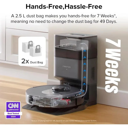 Roborock Q5 Max+ Robot Vacuum w/ Self-Empty Dock.