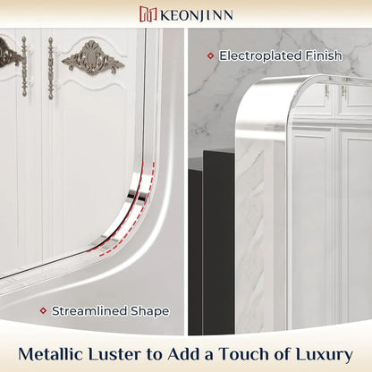 48 x 32 Inch Chrome Medicine Cabinets for Bathroom with Mirror Adjustable Shelves 3 Doors Stainless Steel Frame Soft Home Fusion 48 x 32 Inch Chrome Medicine Cabinets for Bathroom with Mirror Adjustable Shelves 3 Doors Stainless Steel Frame Soft 076823-f9.myshopify.com