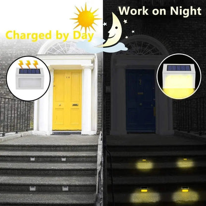 Lightess Solar Lights for Steps Deck Solar Stair Light Outdoor Waterproof Stainless Steel LED Fence Light for Garden Pathway Home Fusion Lightess Solar Lights for Steps Deck Solar Stair Light Outdoor Waterproof Stainless Steel LED Fence Light for Garden Pathway 076823-f9.myshopify.com