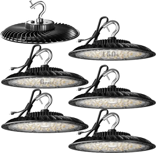 43884399231147 Lightdot High Bay LED Shop Light 150W UFO LED High Bay Lights ETL Listed UFO Lights - ( ,  ) Energy Saving1200KW*6/Yrs-6Pack 076823-f9.myshopify.com