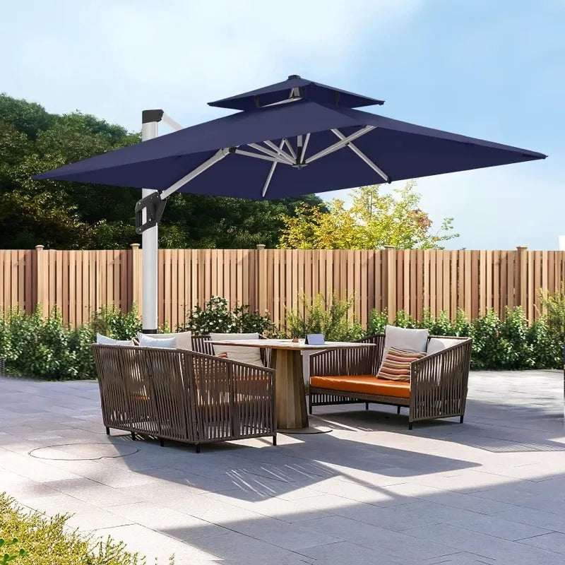 44369079468203 Windproof 10ft Cantilever Patio Umbrella - 360° Rotation 076823-f9.myshopify.com
