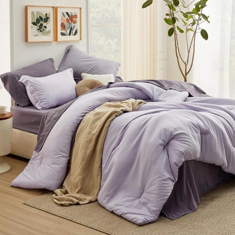 Queen Comforter Set for Queen Size Bed with Sheets. - Home Fusion