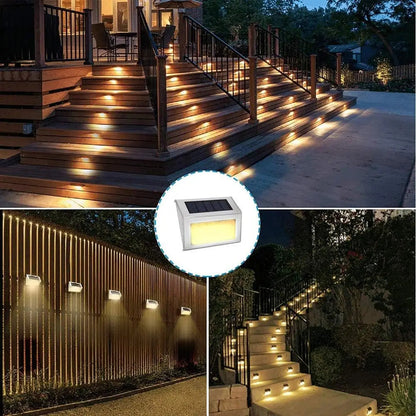 Lightess Solar Lights for Steps Deck Solar Stair Light Outdoor Waterproof Stainless Steel LED Fence Light for Garden Pathway Home Fusion Lightess Solar Lights for Steps Deck Solar Stair Light Outdoor Waterproof Stainless Steel LED Fence Light for Garden Pathway 076823-f9.myshopify.com