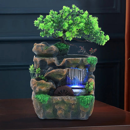 Indoor Room Fountain Waterfall Decor Desktop Fountain. - Home Fusion