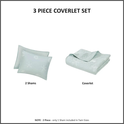 All Season Comforter Sets Pre-Washed Coverlet Bedding Layer Bed Linen Set. - Home Fusion