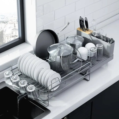 Multifunctional Dish Rack for Kitchen - Home Fusion