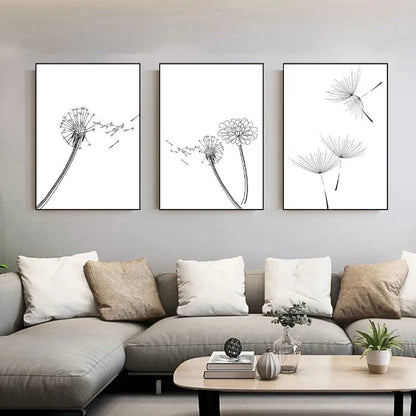 Dandelion Bathroom Black and White Floral Posters Prints Neutral Wall Art Botanical Canvas Painting Living Home Bedroom Decor Home Fusion Dandelion Bathroom Black and White Floral Posters Prints Neutral Wall Art Botanical Canvas Painting Living Home Bedroom Decor 076823-f9.myshopify.com