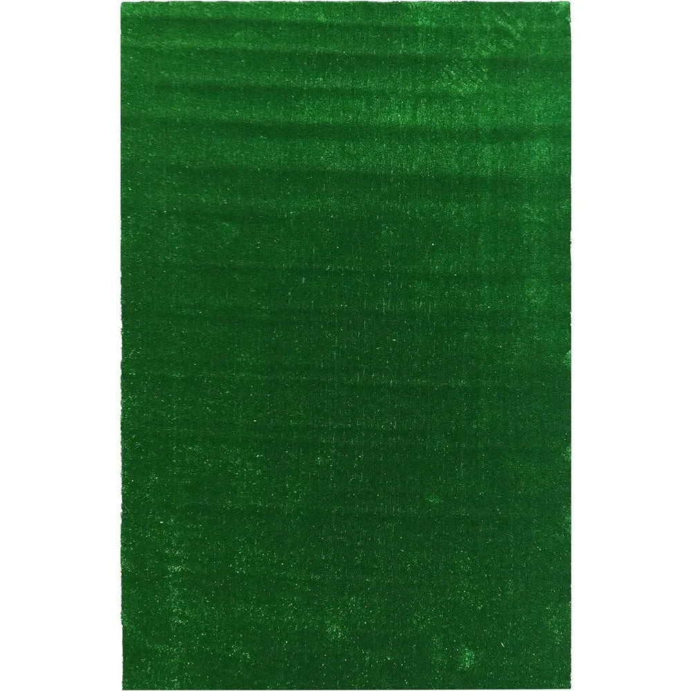 Artificial Lawn, Waterproof Solid Grass Design Indoor/Outdoor 6'6" X 9'2", Artificial Lawn - Home Fusion
