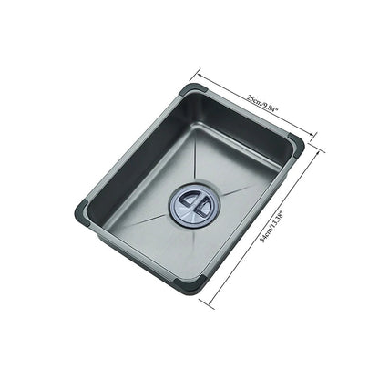 304 Stainless Steel Waterfall Kitchen Sink Large Single Slot Integrated Digital Display Faucet Set Soap Dispenser Cup Washer Home Fusion