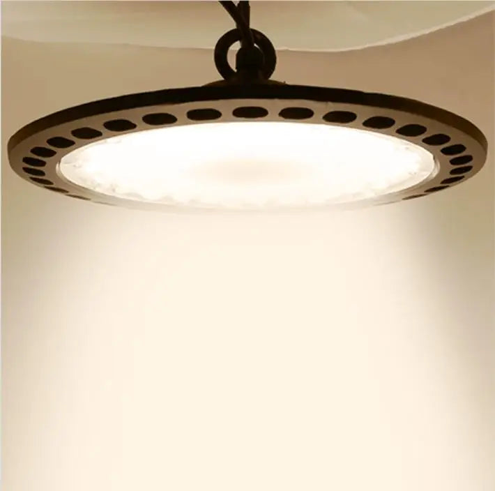 100W 150W 200W UFO LED High Bay Light UFO Industrial Light, High Lumen,No Fan,Garage Light, High Bay Shop Light, 4000K-6500K - Home Fusion