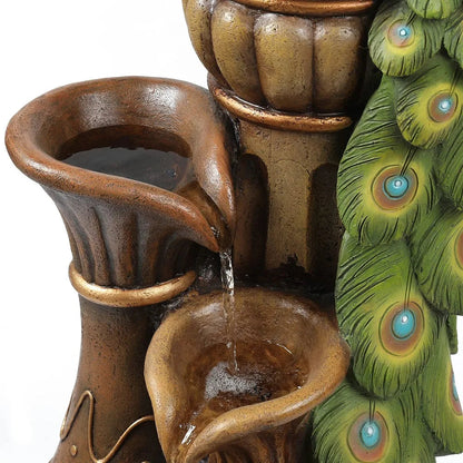 2024 New Outdoor Water Fountains, Resin Pedestal Garden Water Fountain Outdoor with LED Light for Garden Patio and Backyard Home Fusion 2024 New Outdoor Water Fountains, Resin Pedestal Garden Water Fountain Outdoor with LED Light for Garden Patio and Backyard 076823-f9.myshopify.com