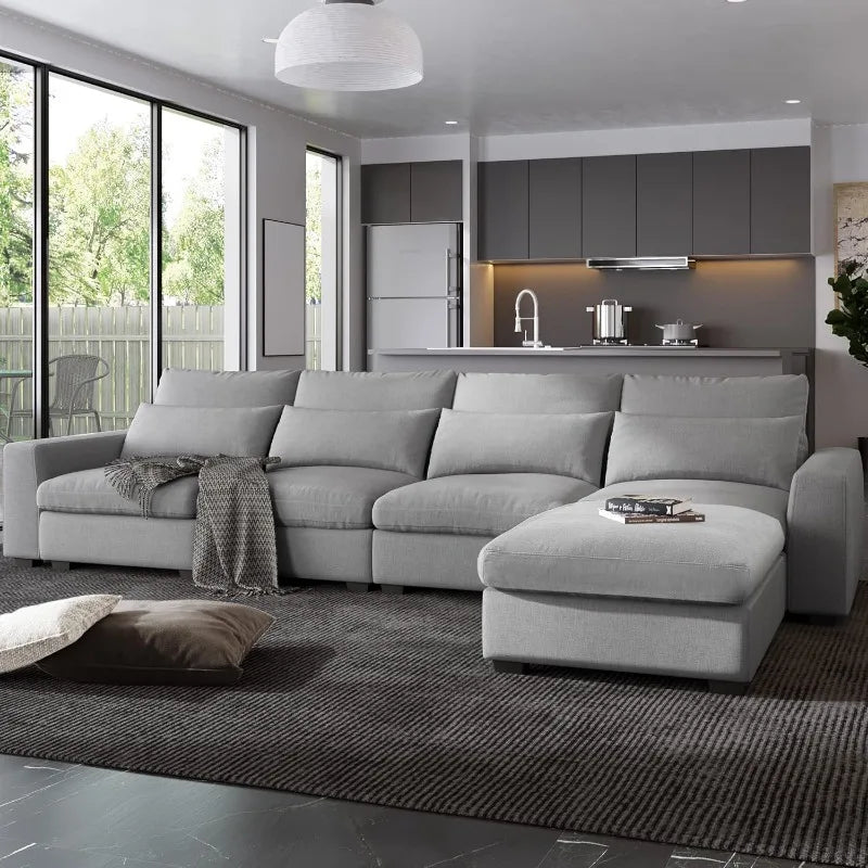 44404346192043 Modern Upholstered Sectional Sofa Couch Set,Modular L Shaped Sectional Living Room Sofa Set,Convertible Sofa Couch 076823-f9.myshopify.com