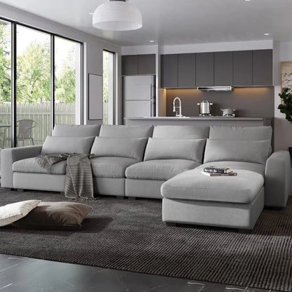 44404346192043 Modern Upholstered Sectional Sofa Couch Set,Modular L Shaped Sectional Living Room Sofa Set,Convertible Sofa Couch 076823-f9.myshopify.com