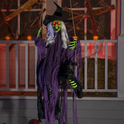 Outdoor Halloween Decorations 2 Packs Hanging Ghosts Halloween Decor with Lighted Up Eyes, 3.9ft Witch Decor / 3ft Pumpkin Face Home Fusion Outdoor Halloween Decorations 2 Packs Hanging Ghosts Halloween Decor with Lighted Up Eyes, 3.9ft Witch Decor / 3ft Pumpkin Face 076823-f9.myshopify.com