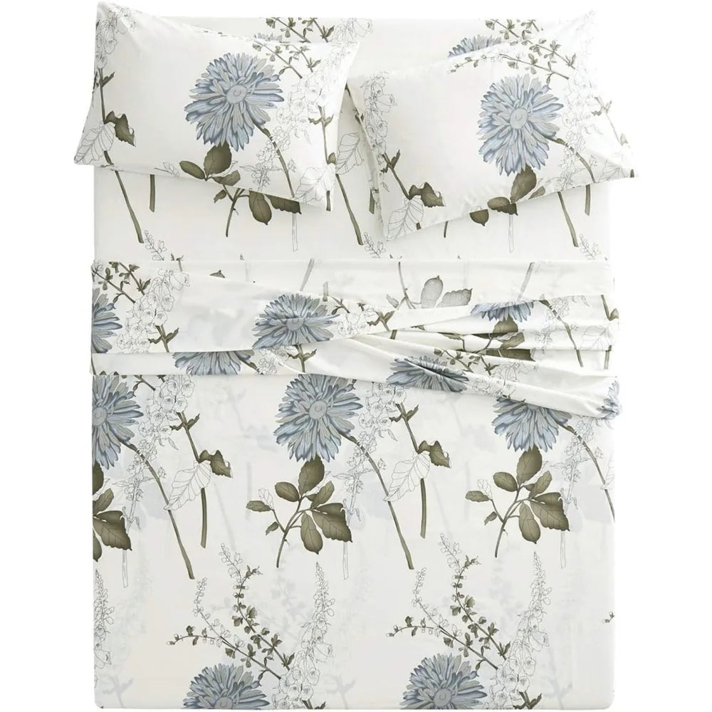 Floral Bed Sheets and Comforter king size. Home Fusion Floral Bed Sheets and Comforter king size. 076823-f9.myshopify.com