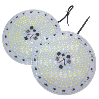 Super Bright AC220V High Bay Lamp Panel 80W 100W 150W 200W SMD2835 Full Power For Factory Garage Warehouse Industrial Lighting - Home Fusion
