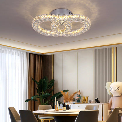 Sparkling Crystal LED Pendant Light for Home and Office. - Home Fusion